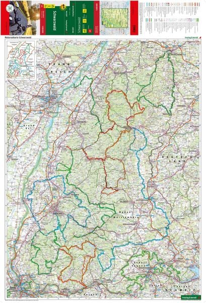 Produktbild: freytag & berndt Motorradkarte Schwarzwald 1:200.000