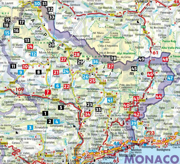 Produktbild: Alpes Maritimes (Rother Guide de randonn&eacute;es)