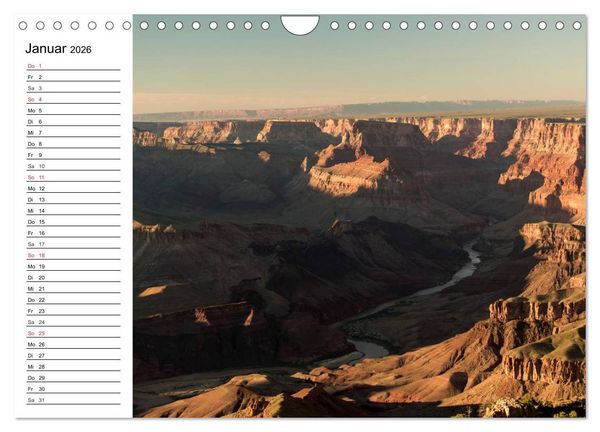 Produktbild: Faszination Grand Canyon (Wandkalender 2026 DIN A4 quer), CALVENDO Monatskalender