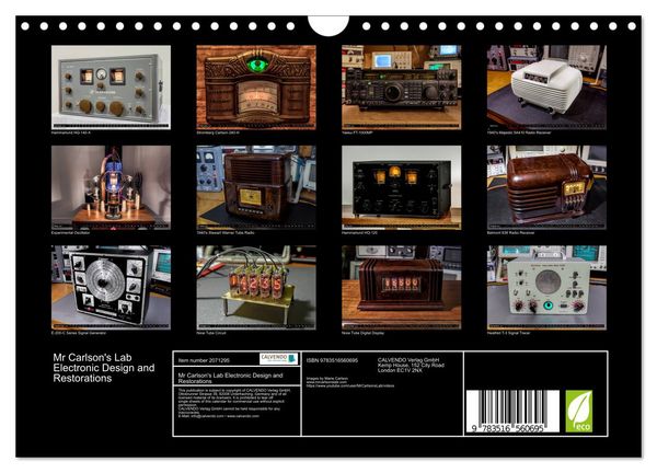 Produktbild: Mr Carlson's Lab Electronic Design and Restorations (Wall Calendar 2026 DIN A4 landscape), CALVENDO 12 Month Wall Calendar