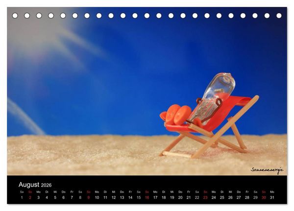 Produktbild: Bernie Blitz - Eine Birne sucht Erleuchtung (Tischkalender 2026 DIN A5 quer), CALVENDO Monatskalender