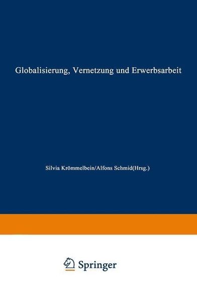 Produktbild: Globalisierung, Vernetzung und Erwerbsarbeit
