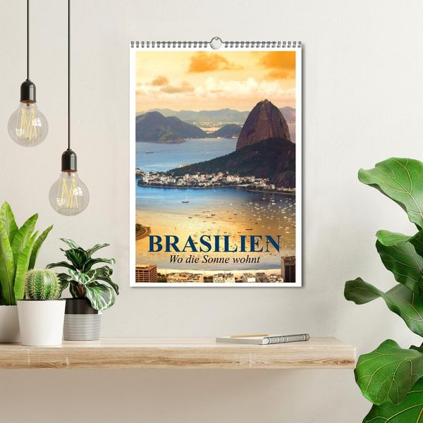 Produktbild: Brasilien. Wo die Sonne wohnt (Wandkalender 2026 DIN A3 hoch), CALVENDO Monatskalender