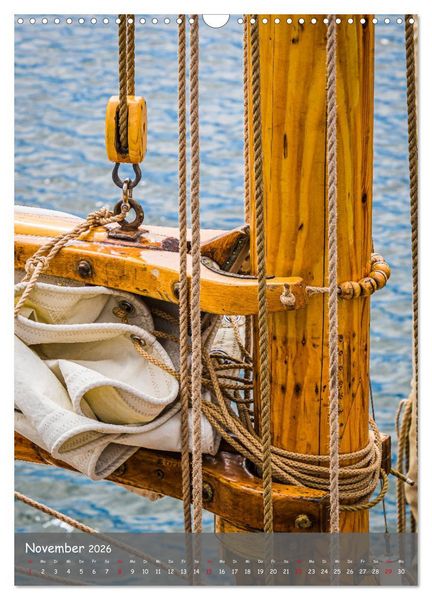 Produktbild: Maritime Details klassischer Yachten (Wandkalender 2026 DIN A3 hoch), CALVENDO Monatskalender