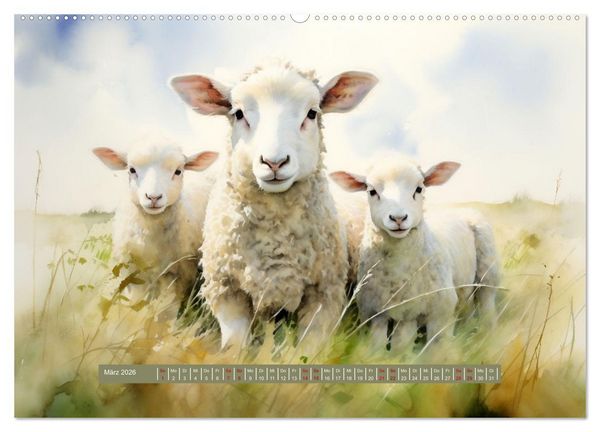 Produktbild: 365 Tage auf dem Land (Wandkalender 2026 DIN A2 quer), CALVENDO Monatskalender