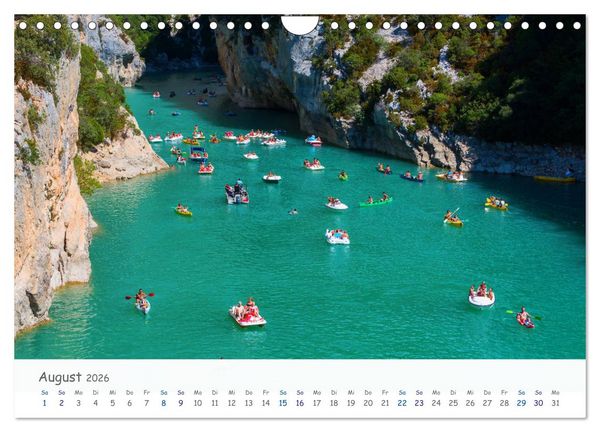 Produktbild: Provence-Alpes-C&ocirc;te d&rsquo;Azur (Wandkalender 2026 DIN A4 quer), CALVENDO Monatskalender