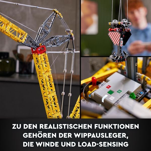 LEGO Technic 42146 Liebherr LR 13000 Raupenkran Set, ferngesteuerter Kran
