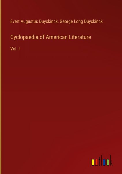 Produktbild: Cyclopaedia of American Literature