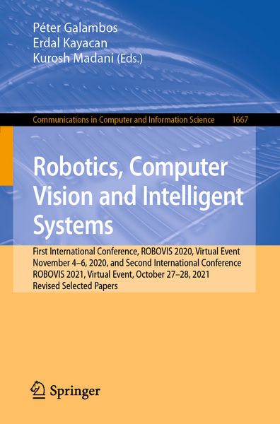 Produktbild: Robotics, Computer Vision and Intelligent Systems