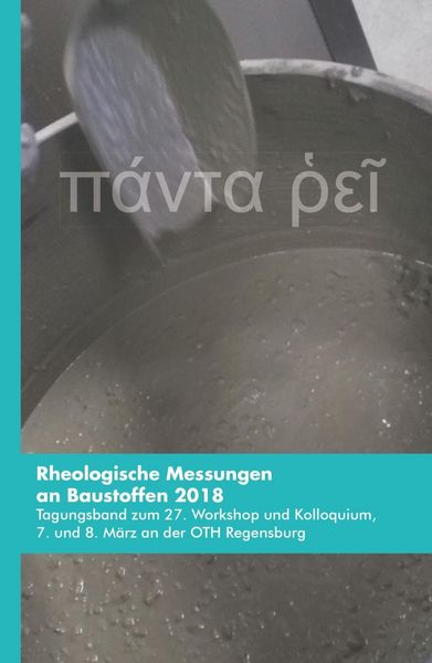 Produktbild: Rheologische Messungen an Baustoffen 2018