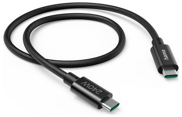 Produktbild: Hama USB-C&reg; Kabel USB 3.2 Gen1 USB-C&reg; Stecker 1.5m Schwarz 00201702
