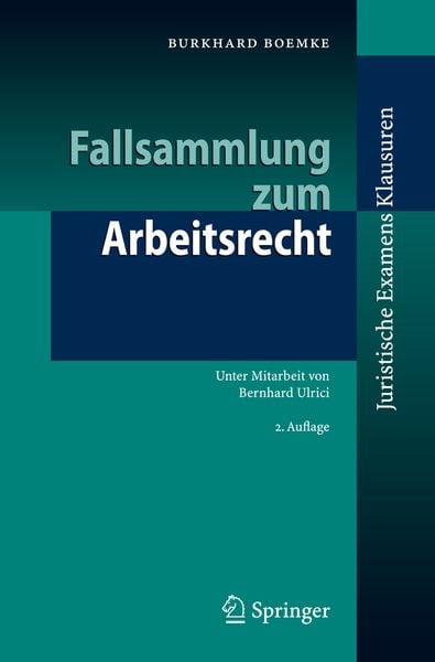 Produktbild: Fallsammlung zum Arbeitsrecht