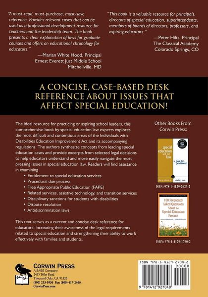 Produktbild: Essential Concepts & School-Based Cases in Special Education Law