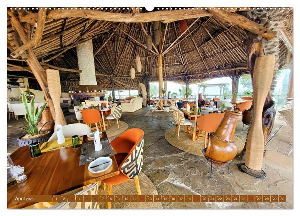Produktbild: Im Einklang mit der Natur - Soroi Lions Bluff Lodge Kenia (hochwertiger Premium Wandkalender 2026 DIN A2 quer), Kunstdruck in Hochglanz