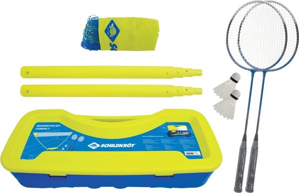 Produktbild: SK Badminton Set COMPACT im Kunststoffkoffer