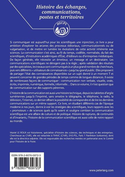 Produktbild: Modalit&eacute;s de la communication scientifique et technique / Communicating Science and Technology