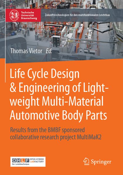 Produktbild: Life Cycle Design & Engineering of Lightweight Multi-Material Automotive Body Parts