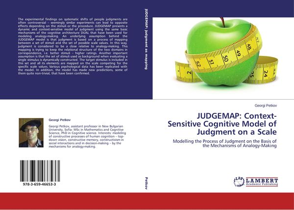 Produktbild: JUDGEMAP: Context-Sensitive Cognitive Model of Judgment on a Scale