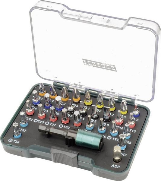 Produktbild: Br&uuml;der Mannesmann M29710 Bit-Set 32teilig