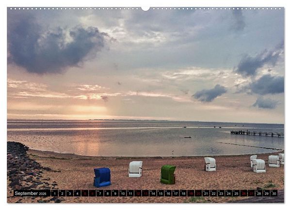 Produktbild: F&ouml;hr... liebt in eine Insel (Wandkalender 2026 DIN A2 quer), CALVENDO Monatskalender