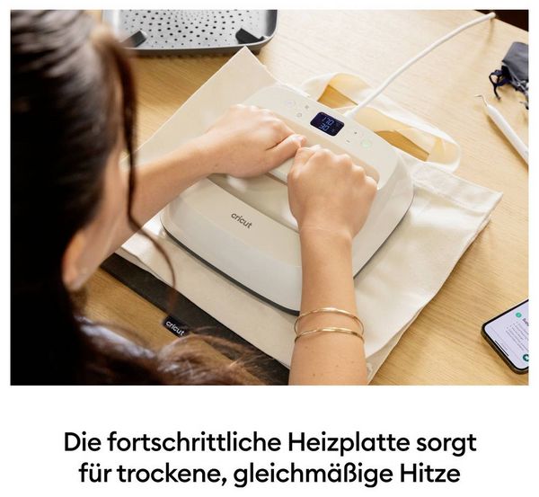Produktbild: Cricut EasyPress SE 23 x 23cm Heizpresse Taupe