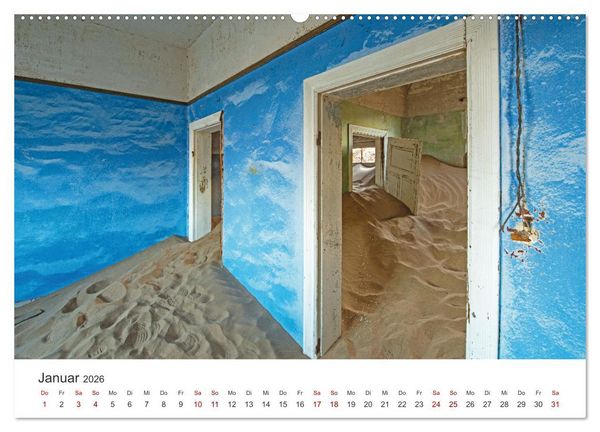 Produktbild: Kolmannskuppe Die Geisterstadt in der Sandw&uuml;ste (hochwertiger Premium Wandkalender 2026 DIN A2 quer), Kunstdruck in Hochglanz