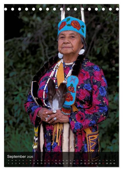 Produktbild: Indianer, Portrait Collection 1 (Tischkalender 2026 DIN A5 hoch), CALVENDO Monatskalender