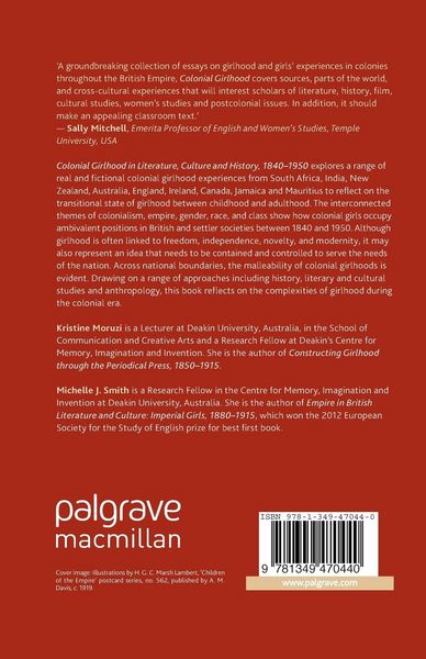 Produktbild: Colonial Girlhood in Literature, Culture and History, 1840-1950