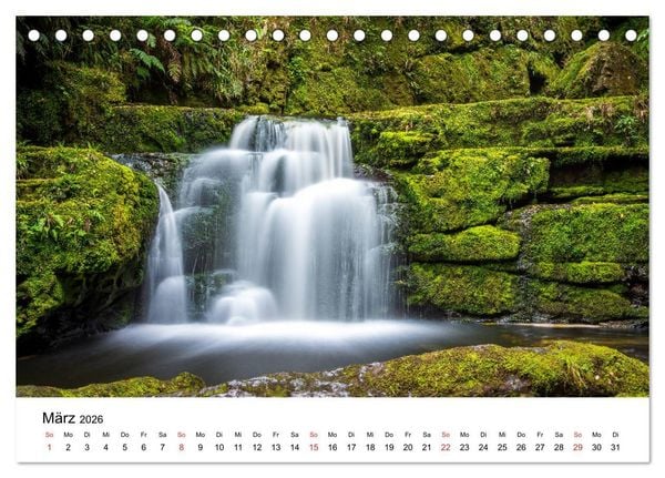 Produktbild: Neuseeland - Atemberaubende Natur und Landschaften (Tischkalender 2026 DIN A5 quer), CALVENDO Monatskalender