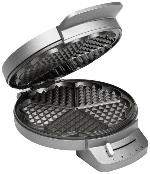 Produktbild: Princess 132380 Waffeleisen Grau (metallic)