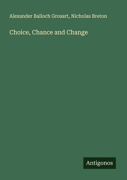 Produktbild: Choice, Chance and Change