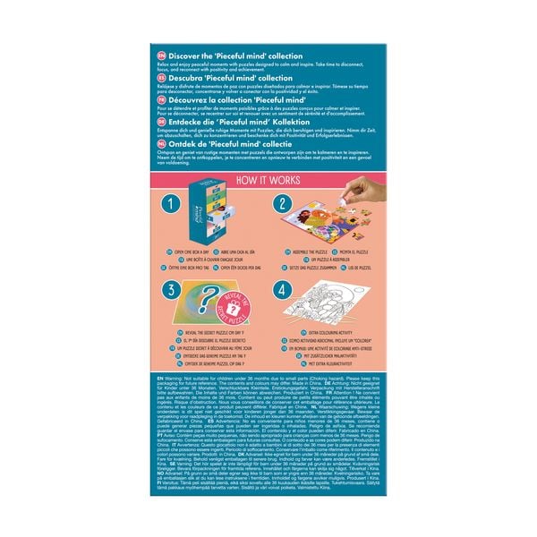 Produktbild: Pieceful mind - Take a moment - Puzzle 54 Teile
