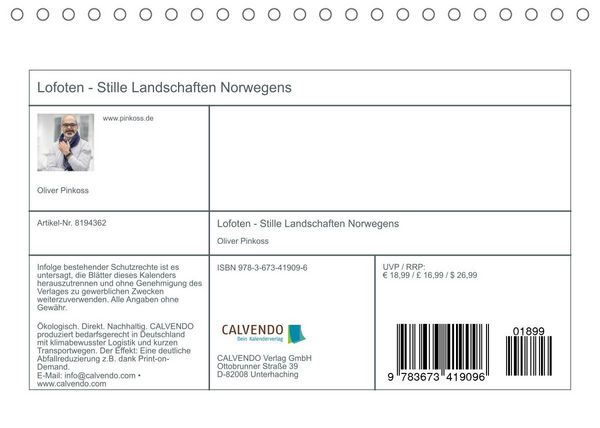 Produktbild: Lofoten - Stille Landschaften Norwegens (MEDIAedition) (Tischkalender 2022 DIN A5 quer)