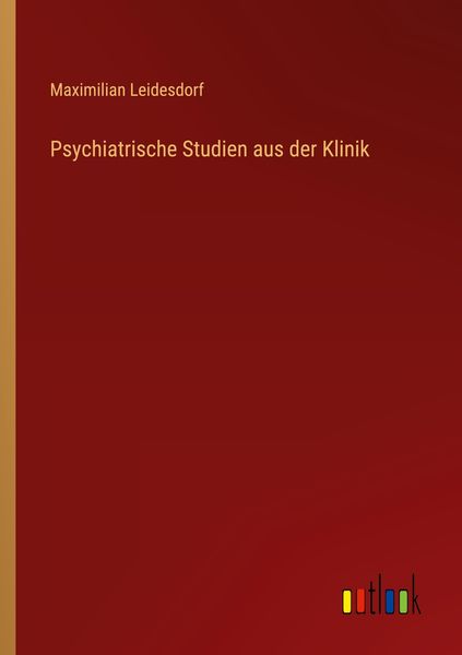 Produktbild: Psychiatrische Studien aus der Klinik