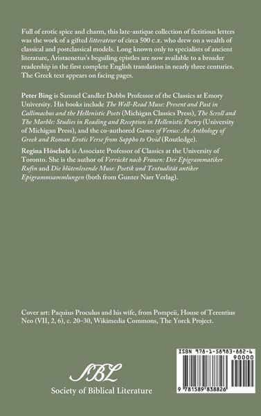 Produktbild: Aristaenetus, Erotic Letters