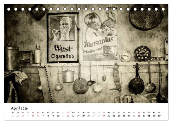Produktbild: Retro (Tischkalender 2026 DIN A5 quer), CALVENDO Monatskalender