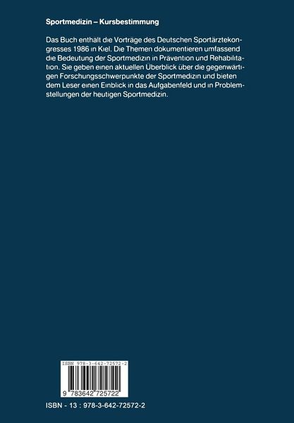 Produktbild: Sportmedizin &mdash; Kursbestimmung