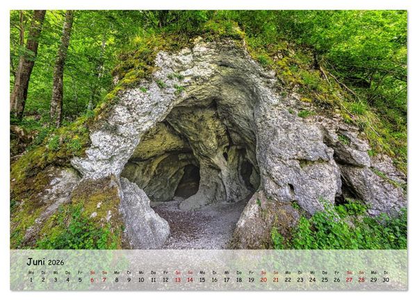 Produktbild: Im Donautal zwischen Beuron und Sigmaringen (Wandkalender 2026 DIN A4 quer), CALVENDO Monatskalender