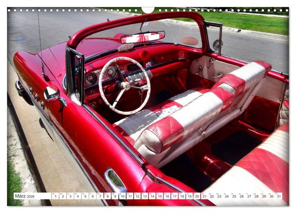 Produktbild: BUICK '55 - Mit 70 unterwegs in Kuba (Wandkalender 2026 DIN A3 quer), CALVENDO Monatskalender