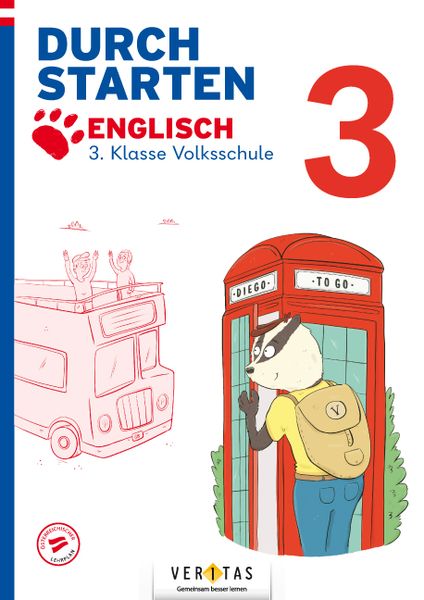 Produktbild: Durchstarten. Diego to go! Englisch 3. Klasse Volksschule
