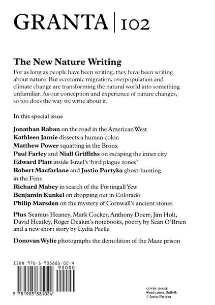 Produktbild: Granta 102: New Nature Writing