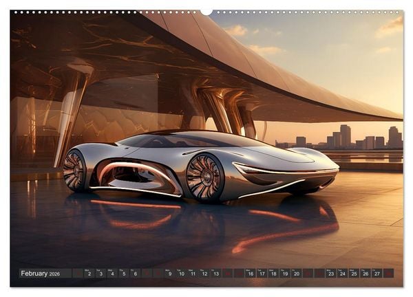 Produktbild: Fast, noble, elegant (High Quality Premium Wall Calendar 2026 DIN A2 landscape),CALVENDO 12 Month Wall Calendar