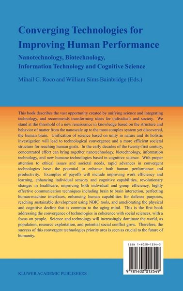Produktbild: Converging Technologies for Improving Human Performance