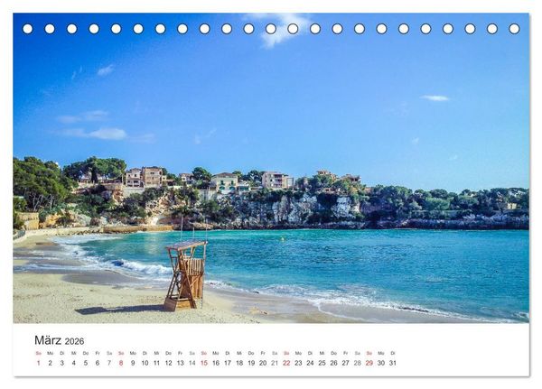 Produktbild: Mallorca, Mallorca (Tischkalender 2026 DIN A5 quer), CALVENDO Monatskalender