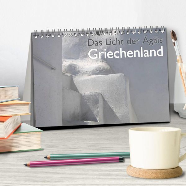 Produktbild: Griechenland - Das Licht der &Auml;g&auml;is (Tischkalender 2026 DIN A5 quer), CALVENDO Monatskalender