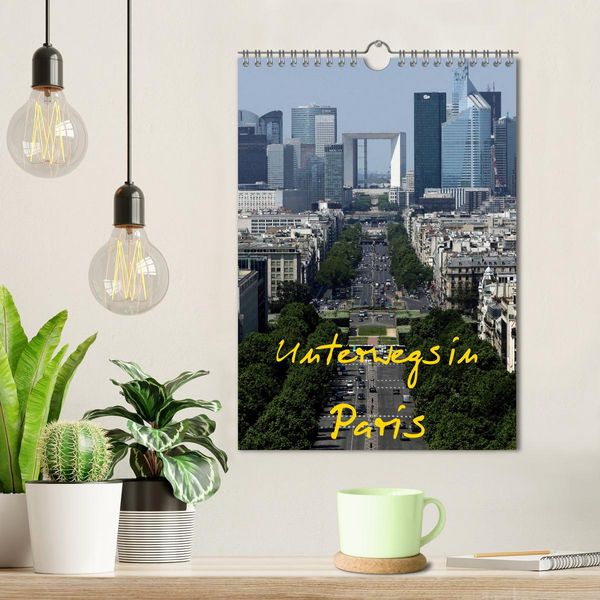 Produktbild: Unterwegs in Paris (Wandkalender 2026 DIN A4 hoch), CALVENDO Monatskalender