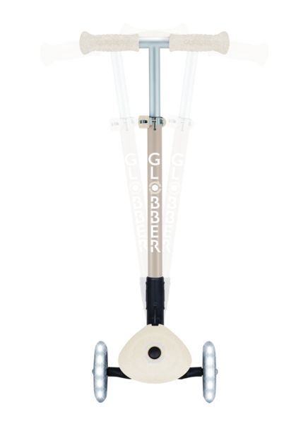 Produktbild: GLOBBER PRIMO FOLDABLE LIGHTS ECO kokos wei&szlig;, mit Leuchtrollen
