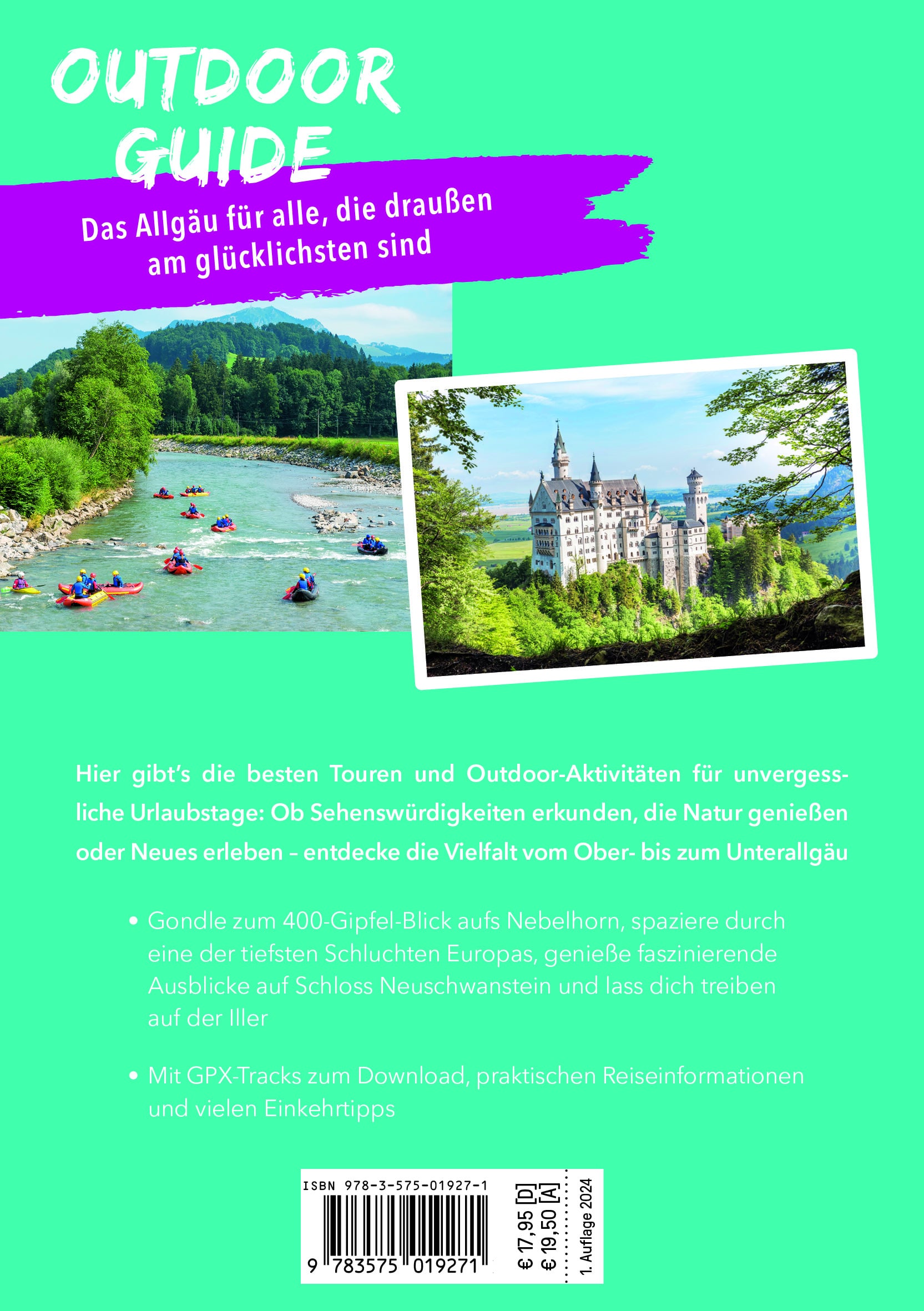 Produktbild: Marco Polo Outdoor Guide Reisef&uuml;hrer Allg&auml;u