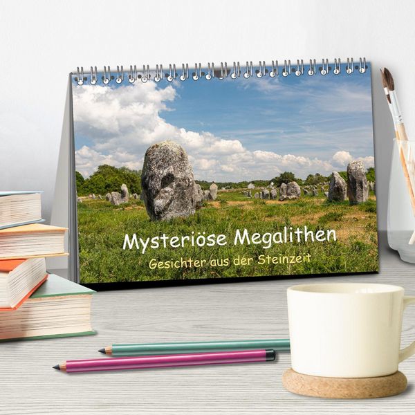 Produktbild: Mysteri&ouml;se Megalithen (Tischkalender 2026 DIN A5 quer), CALVENDO Monatskalender