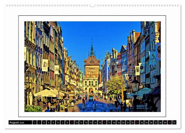 Produktbild: Danzig Gdansk (hochwertiger Premium Wandkalender 2026 DIN A2 quer), Kunstdruck in Hochglanz